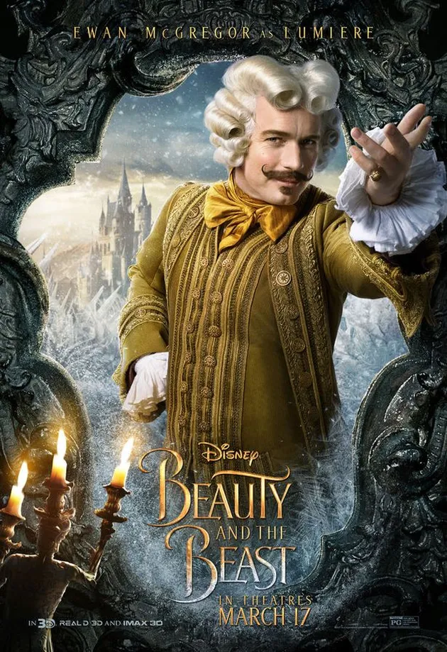 poster karakter beauty and the beast