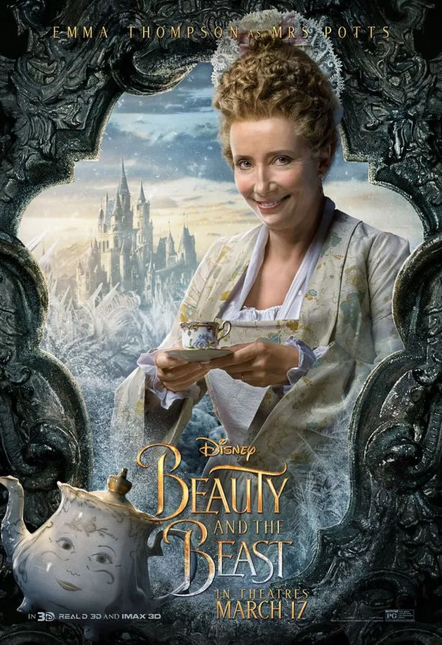 poster karakter beauty and the beast
