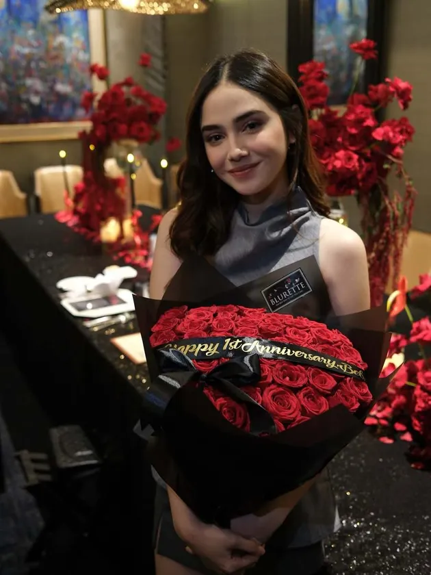 Buket bunga mawar untuk Syifa