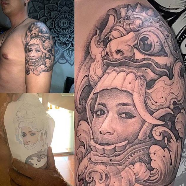 Tato seleb, tato wajah kekasih seleb