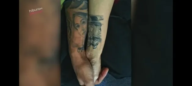 Tato seleb, tato wajah kekasih seleb