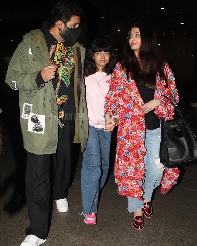 Portrait of Aishwarya Rai Returning from Cannes, Aaradhya Becomes the Center of Attention for Growing Tall