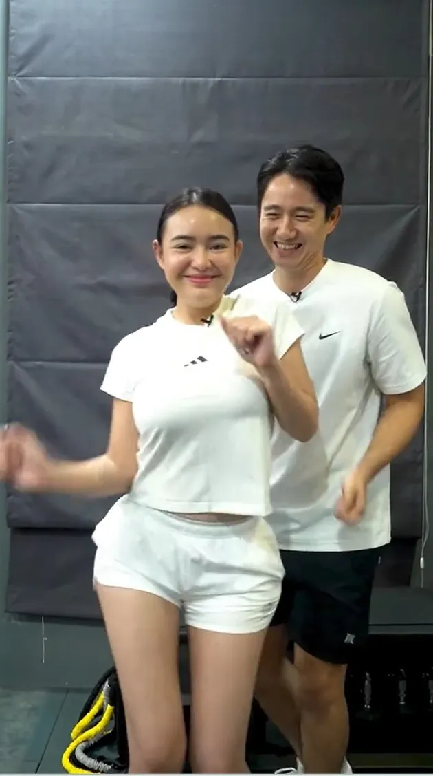 Amanda Manopo dan Kenny Austin olahraga
