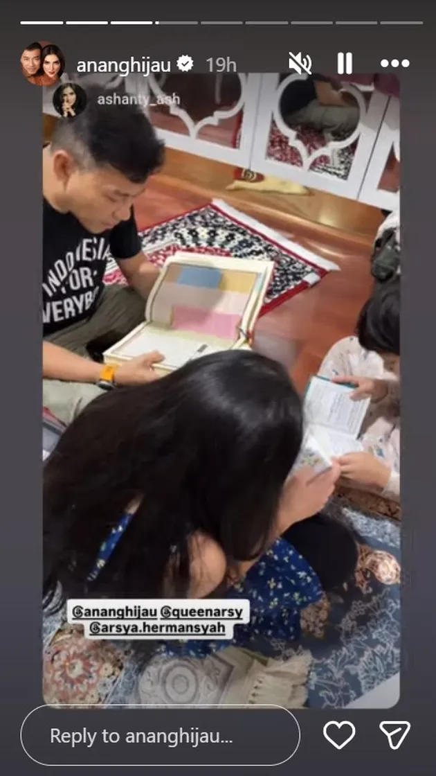 Anang Hermansyah Ngaji Bareng Anak