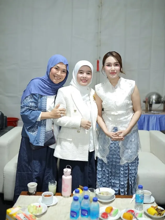 Ayu Ting Ting bersama istri Wali Kota Depok