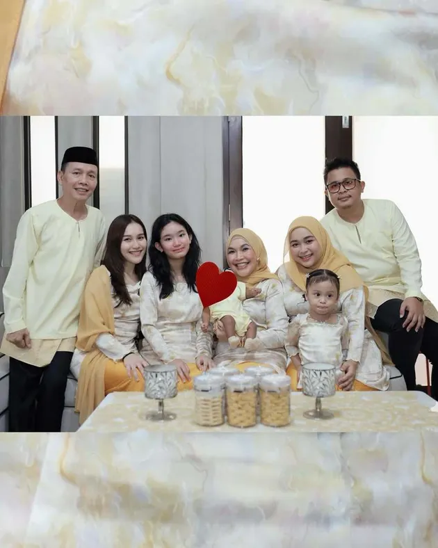 Potret Ayu Ting Ting Rayakan Idul Adha Sekeluarga, Baby Qaysar Jadi Sorotan