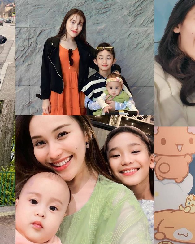Portrait of Ayu Ting Ting Caring for Baby Sumehra as Her Own Child, Just Celebrated Her First Birthday - Already Taken on Vacation
