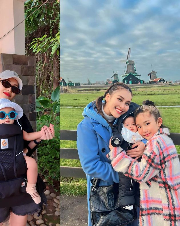 Portrait of Ayu Ting Ting Caring for Baby Sumehra as Her Own Child, Just Celebrated Her First Birthday - Already Taken on Vacation