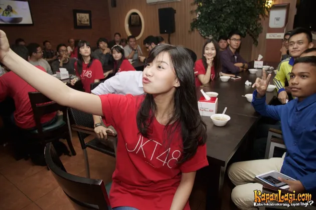 Potret Bidadari Cantik Tim K-III JKT48 Dalam Bukber Seru