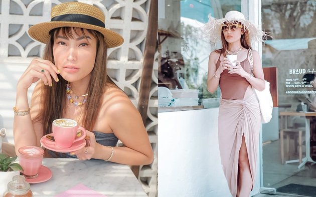 Beautiful Portraits of Ayu Dewi Often Seen Wearing Straw Hats, Creating a Buzz After Rumors of Husband's Infidelity Emerge