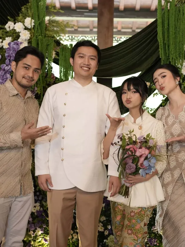 Febby Rastanty dan Drajad Djumantara dampingi adik