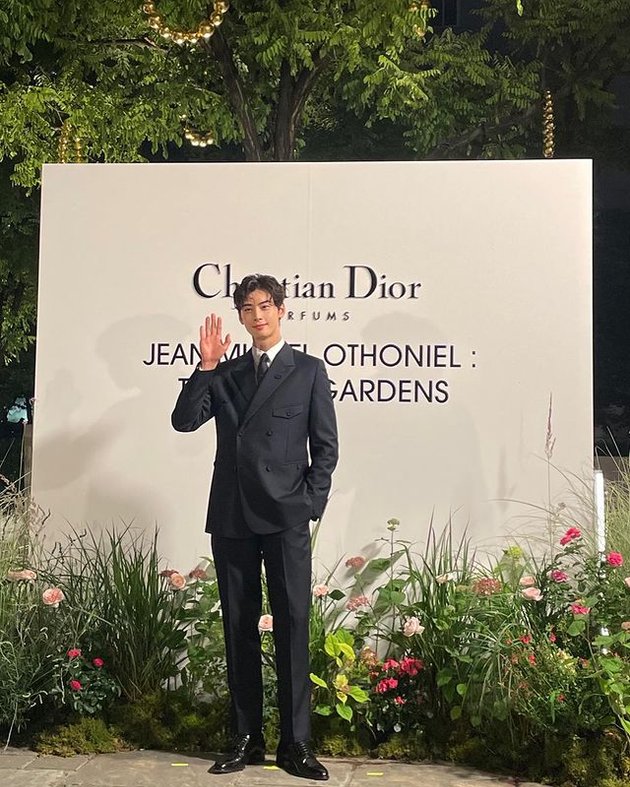 Handsome Portrait of Cha Eun Woo Attending Christian Dior Event, Exuding Prince Charming Aura in Suit