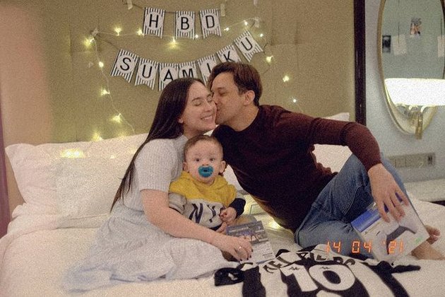 Portraits of Lucky Perdana and Lidi Brugman's Harmonious Family, Happy with Their Child, Once Targeted by Netizens' Criticism
