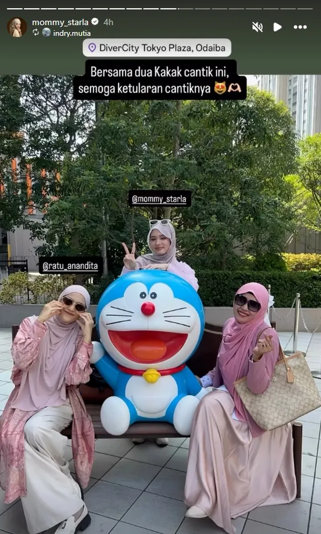 Potret Inara Rusli Liburan di Jepang