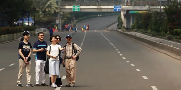 jakarta lengang, jakarta, kondisi jakarta saat mudik