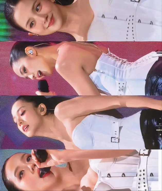 Jisoo BLACKPINK cantik pakai korset