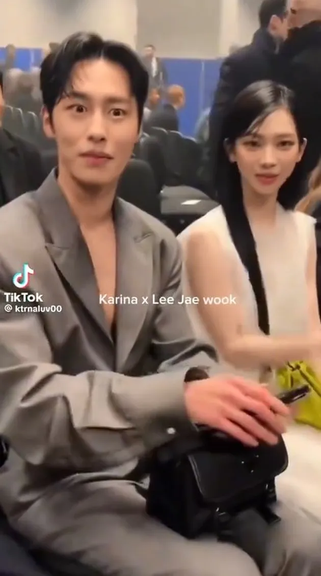 Potret Karina aespa dan Lee Jae Wook