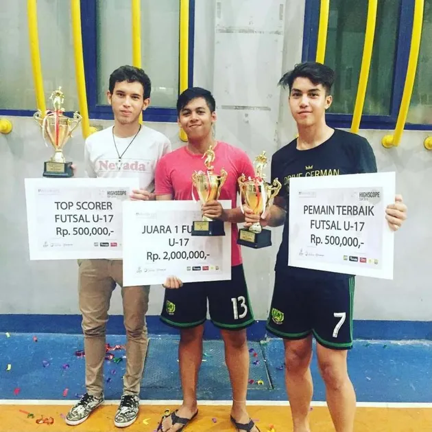 El Rumi menjadi pemain terbaik Futsal.