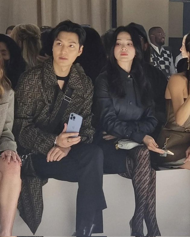 Portrait of Lee Min Ho and Song Hye Kyo Sitting Side by Side at Fendi Event, Visual Combo - Fans Want Both to Act in a Drama Together