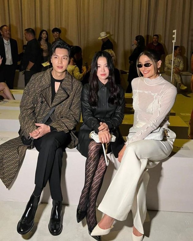 Portrait of Lee Min Ho and Song Hye Kyo Sitting Side by Side at Fendi Event, Visual Combo - Fans Want Both to Act in a Drama Together