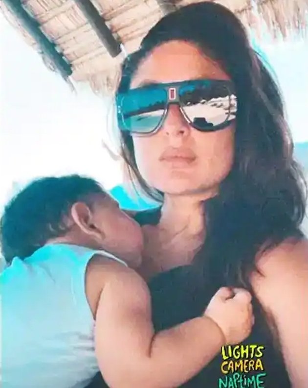 Portrait of Kareena Kapoor and Saif's Vacation to Maldives, Fun with Two Children