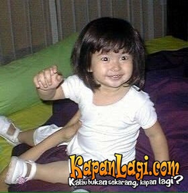 POTRET MASA KECIL  PARA ANAK  ARTIS IMUT DAN BIKIN GEMAS 