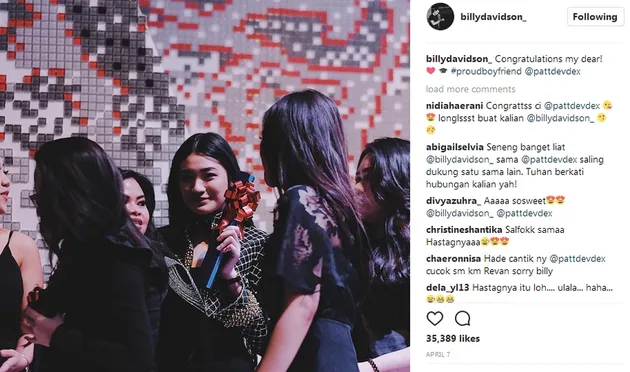 Billy Davidson - Patricia Devina Dextra