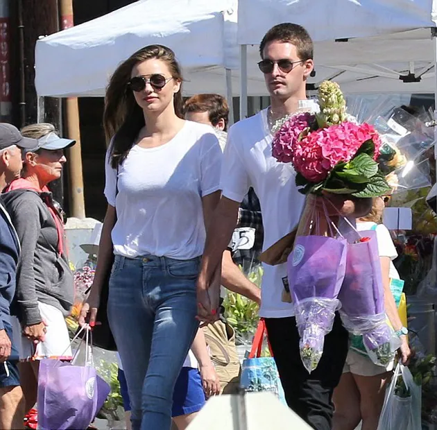 Foto Mesra Miranda Kerr - Evan Spiegel