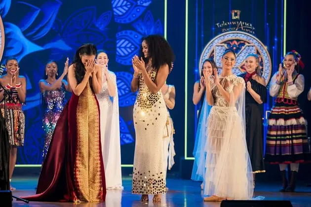 Potret Monica Kezia Sembiring Raih Penghargaan di Ajang Miss World