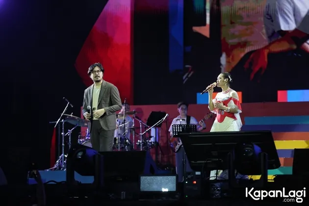 Bilal dan Andien Panggung &#039;Rangga &amp; Cinta&#039; di Synchronize Fest 2025