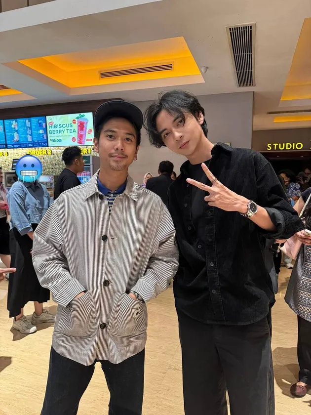 Iqbaal Ramadhan foto bareng Dante