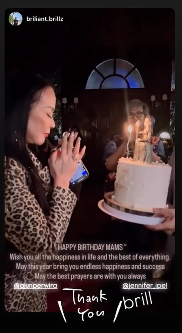 Potret Perayaan Ultah Jennifer Jill Istri Ajun Perwira