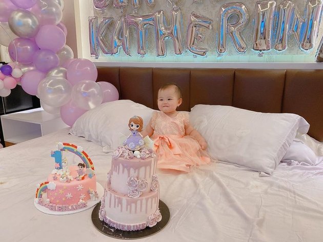 Portrait of Katherine's Birthday Celebration, DJ Katty Butterfly's Daughter, Without the Presence of Her Father - Flood of Congratulations from Celebrities