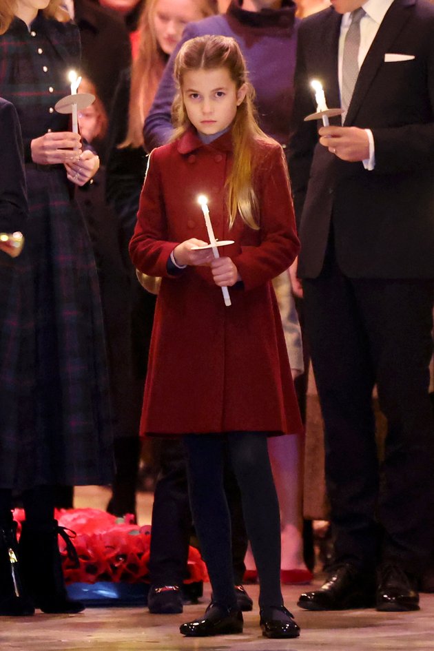 Portrait of Prince William and Kate Middleton Attending Christmas Concert with Children - Princess Charlotte is said to be more and more like the late Queen Elizabeth