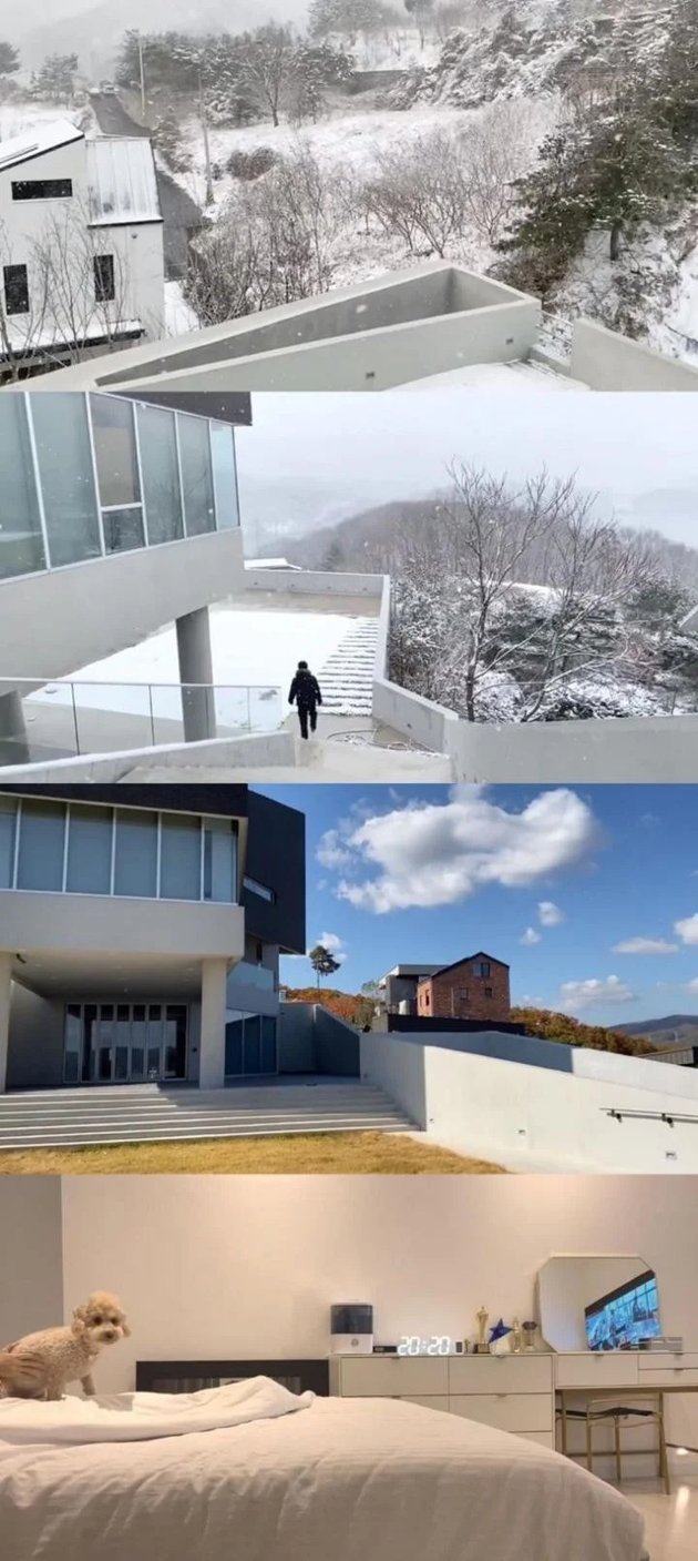 Portrait of Kang Ki Young's Luxurious House in 'Extraordinary Attorney Woo', Building Like a Museum - Beautiful Mountain View