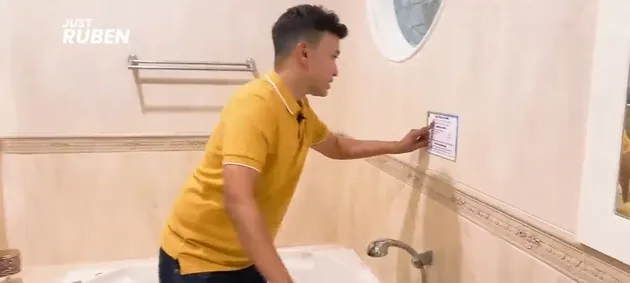 kamar mandi kamar Ruben Onsu