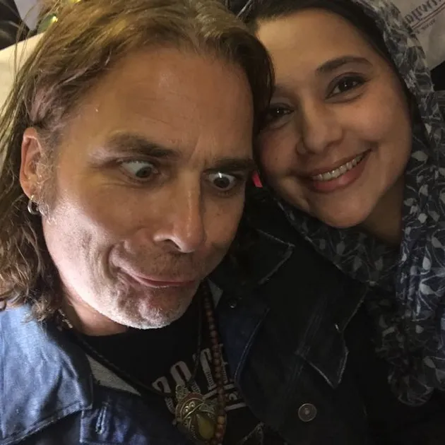 Ayu Azhari dan Mike Tramp