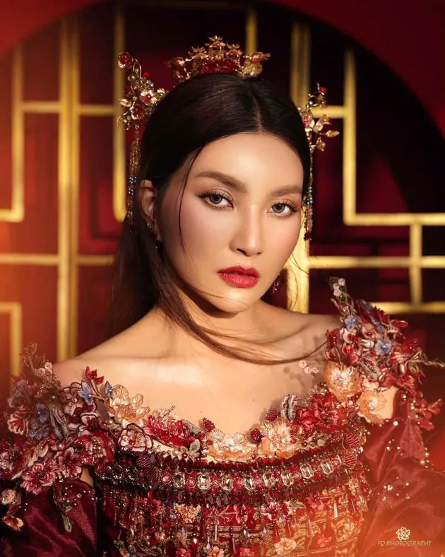 Sarwendah pemotretan untuk Imlek