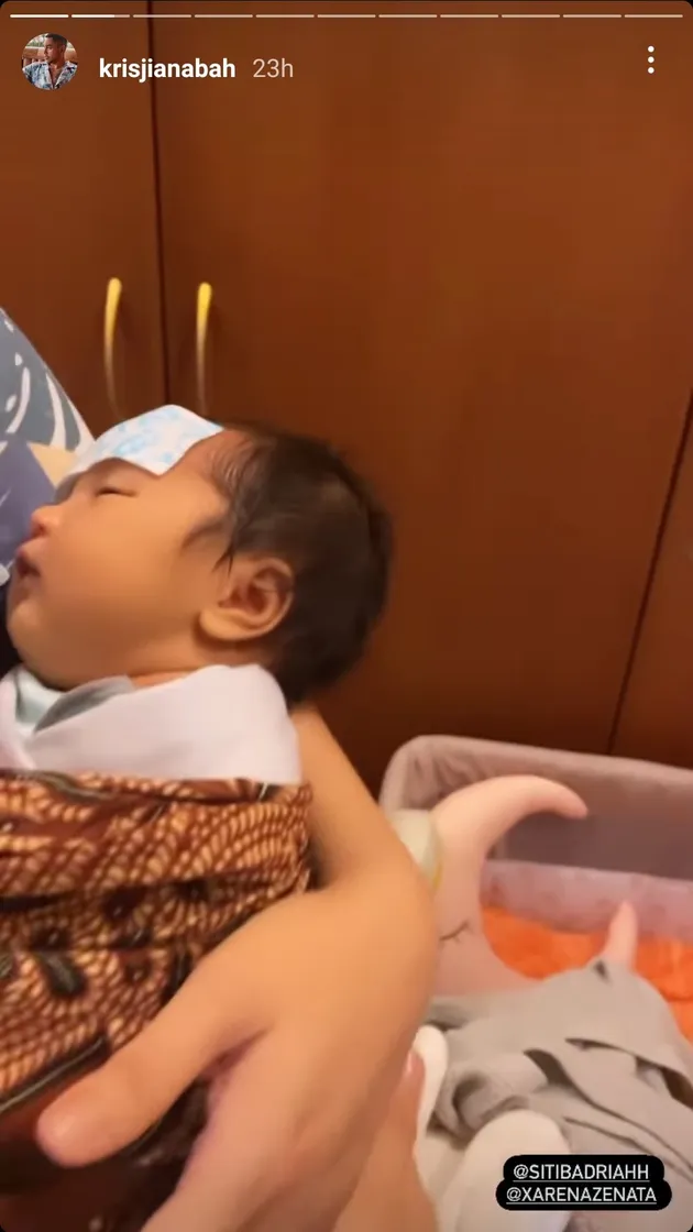 Anak Sibad Baby Xarena Sakit Demam