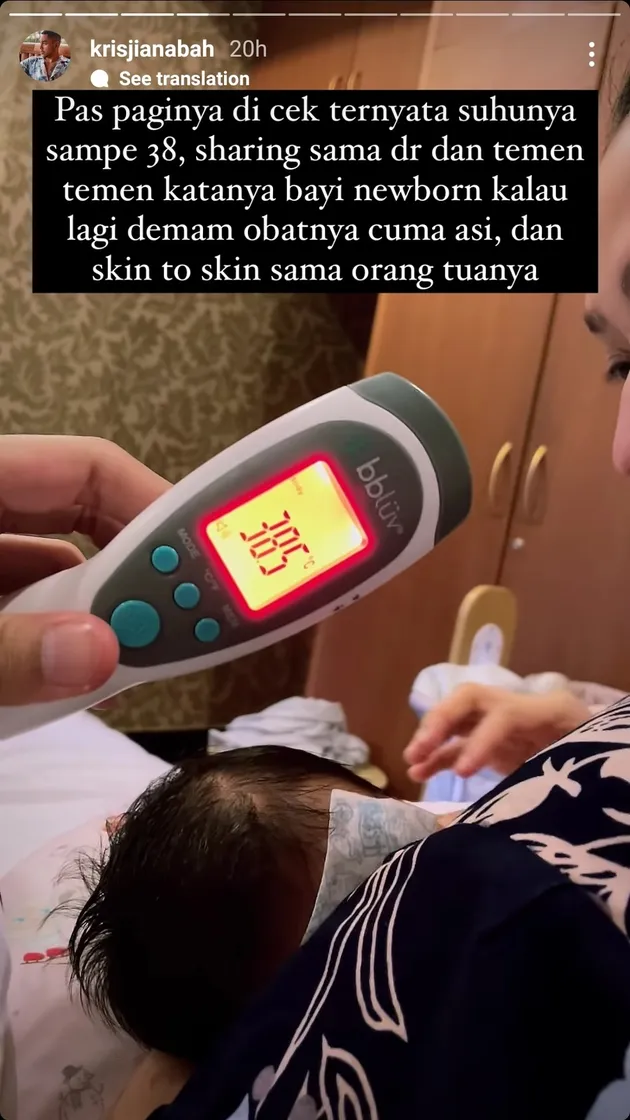 Anak Sibad Baby Xarena Sakit Demam