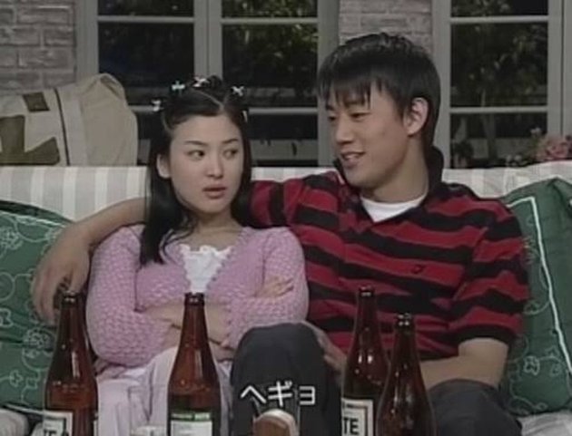 Portrait of Song Hye Kyo and Kim Rae Won as 'Jamet' Couple in the 1998 Drama, Hope They Act Together Again