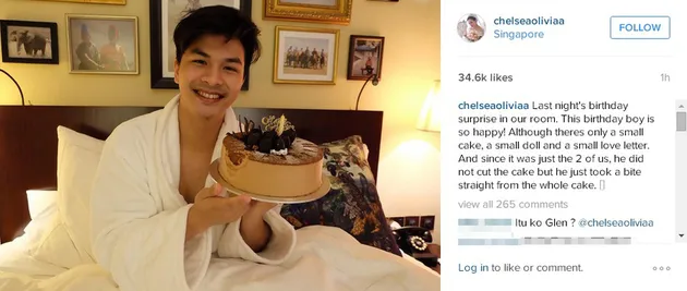 Surprise Ultah Chelsea Olivia - Glenn Alinskie