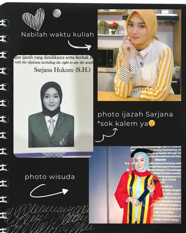 Nabilah Ayu lulus kuliah
