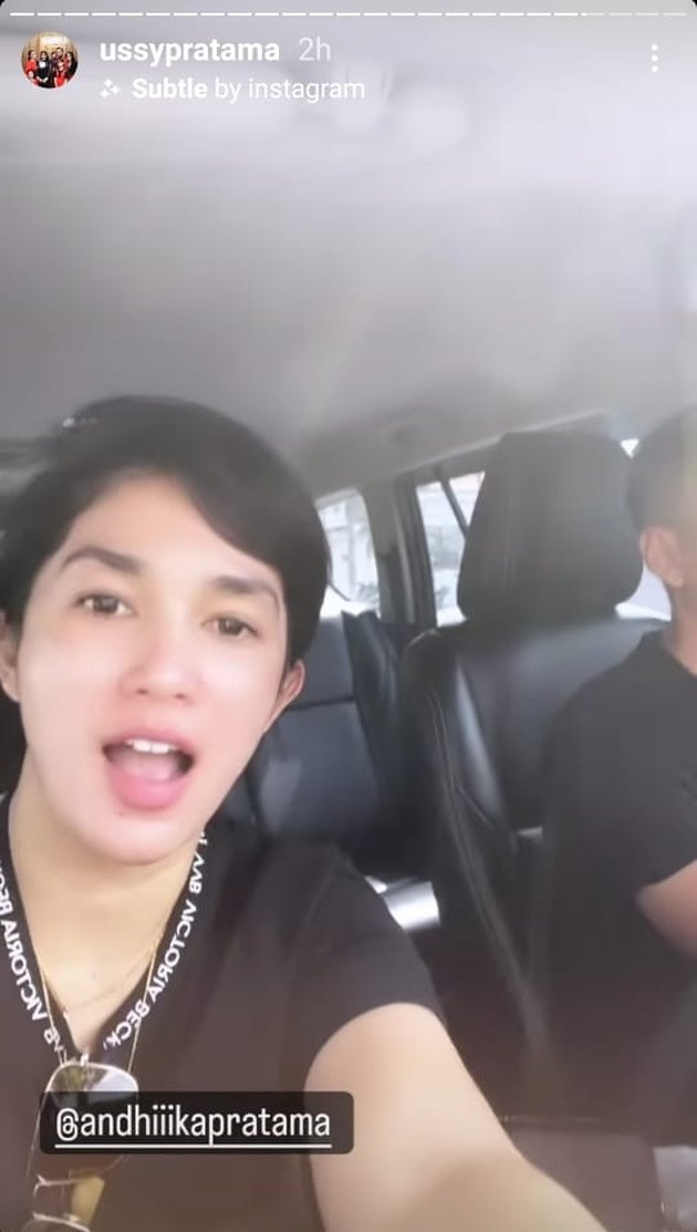 Portrait of Ussy Sulistiawaty Live Denying Firmly the Gossip of Andhika Pratama Being 'Sugar Daddy' Chandrika Chika, Instead Currently Having a Romantic Vacation in Bali Like Honeymoon