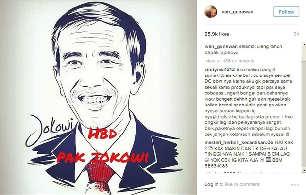 jokowi ultah, jokowi ulang tahun, ulang tahun presiden jokowi