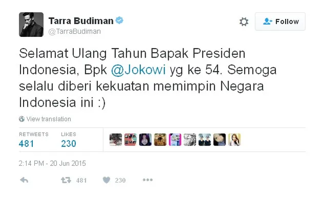 jokowi ultah, jokowi ulang tahun, ulang tahun presiden jokowi