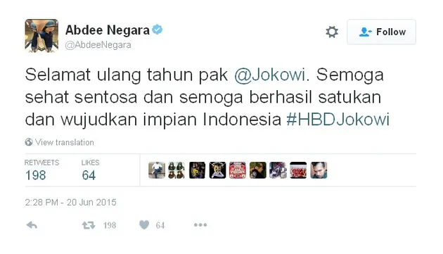 jokowi ultah, jokowi ulang tahun, ulang tahun presiden jokowi