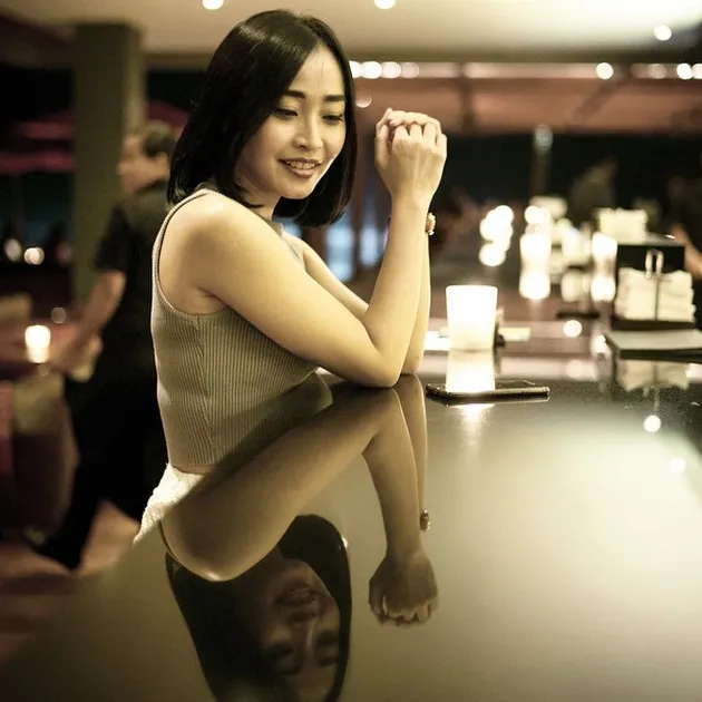 Liburan Rinni Wulandari di Bali