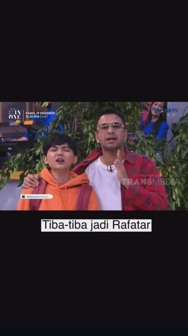Potret Rina Nose Impersonate Rafathar