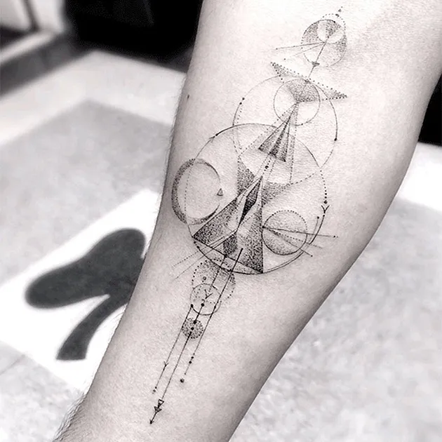 tato geometri keren